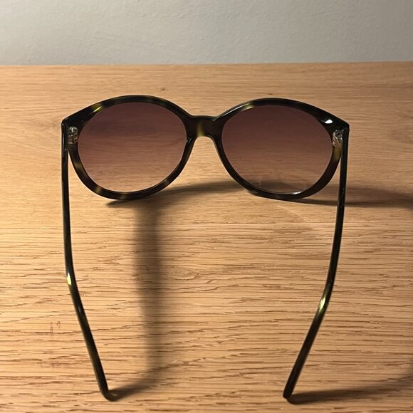 3.1 Phillip Lim MARGOT Green Tortoise Shell Sunglasses - Picture 4 of 9